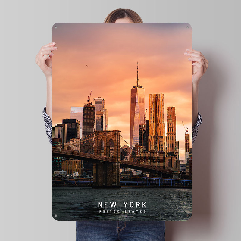 New York Tinplate Poster Custo - Retro Gaming York review and price