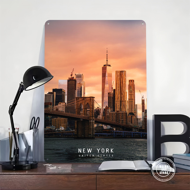 New York Tinplate Poster Custo - Retro Gaming York review and price
