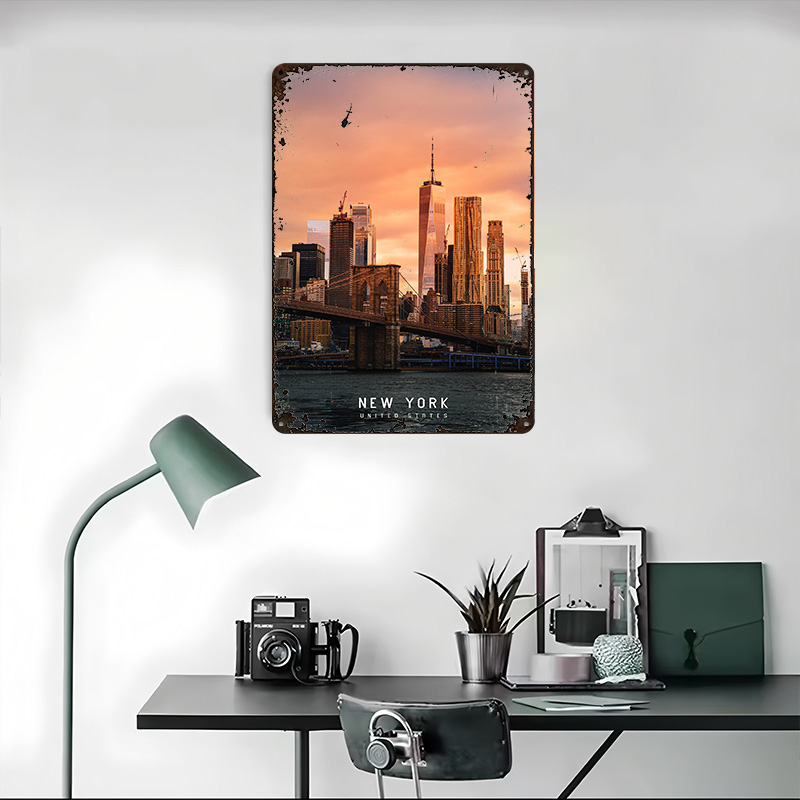 New York Tinplate Poster Custo - Retro Gaming York review and price